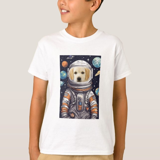 Astronauten mit eigenem Foto ausschalten T-Shirt (Vorderseite)
