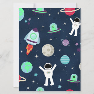 Astronauten Planeten Raketen und Aliens