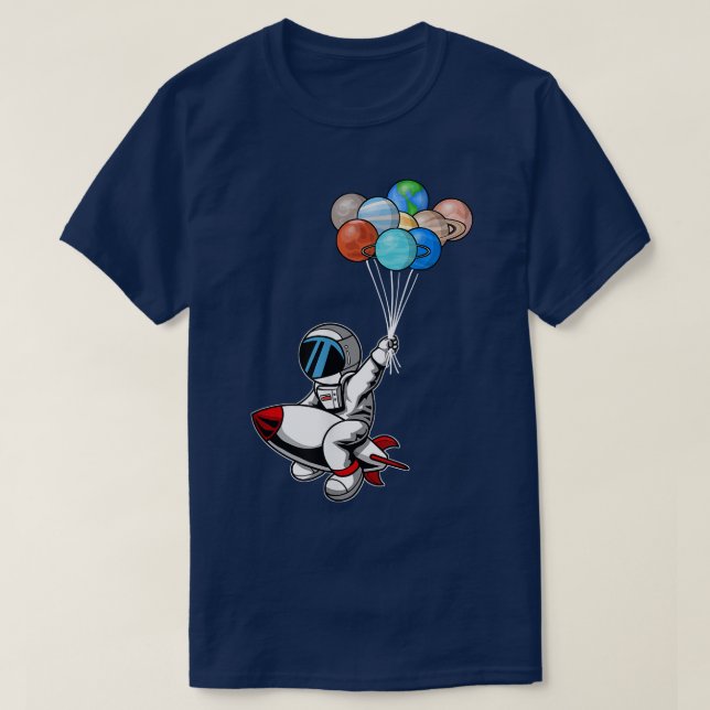 Astronauten Planeten Weltraum Explorer - Ich brauc T-Shirt (Design vorne)