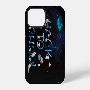 Astronauten Planeten Weltraum, zurück zur Schule iPhone 12 Pro Hülle
