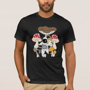Astronauten Psychedelische Pilze T-Shirt