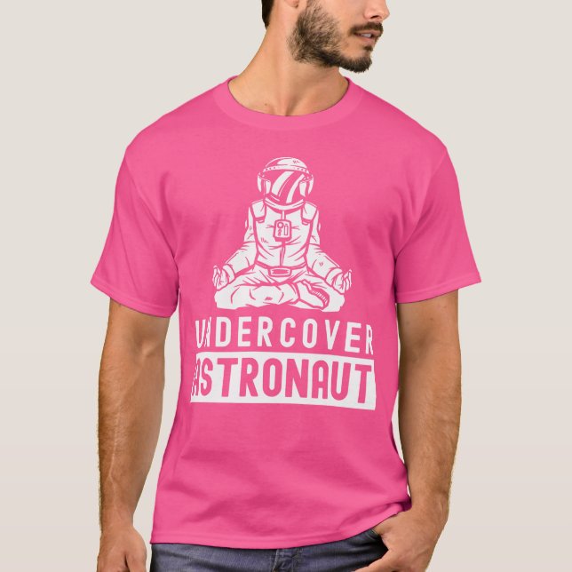 Astronauten-Raumfahrtplanet T-Shirt (Vorderseite)