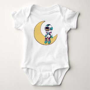 Astronauten-Shirt, Raumfahrer Baby Strampler