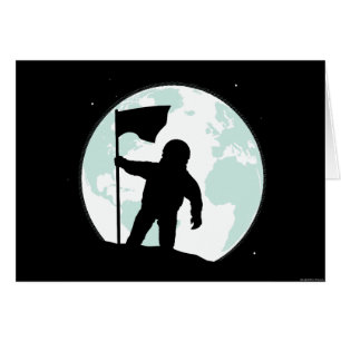 Astronauten-Silhouette