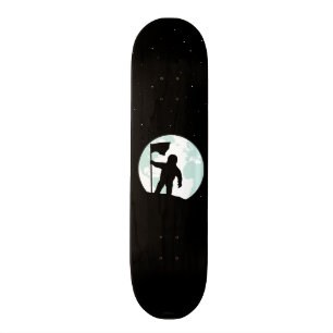 Astronauten-Silhouette Skateboard