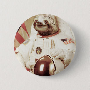 Astronauten-Trägheit Button