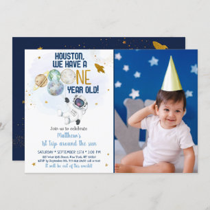 Astronauten Weltraum erste Reise um die Sonne zum  Einladung