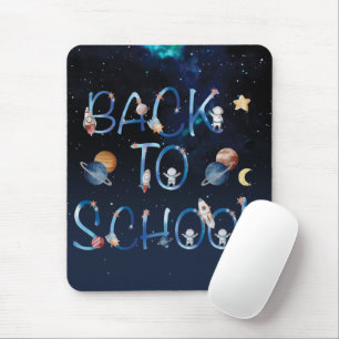 Astronauten Weltraum, zurück zur Schule Mousepad