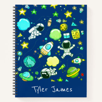 Astronauten Weltraumkid Notizbuch