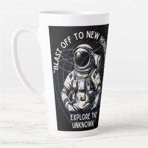 ASTRONAUTEN-ZITAT, START IN EIN NEUES ZEITALTER MILCHTASSE