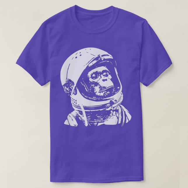 AstronautenAffe für Vintage Raumfahrt - 1 T-Shirt (Design vorne)