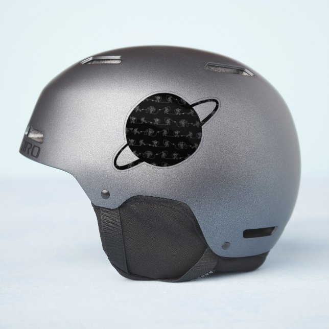 Astronautenaufkleber Aufkleber (Helmseite)