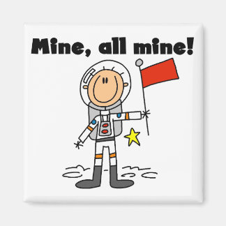 Astronautenbergwerk Alle Bergwerke T - Shirt und G Magnet