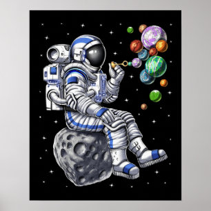 Astronautenblasen Poster