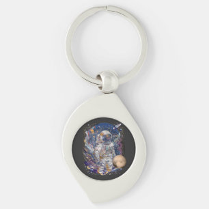 Astronautendesign Schlüsselanhänger