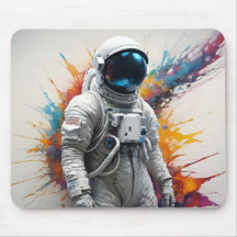 Astronautenfarbschlassel Mousepad