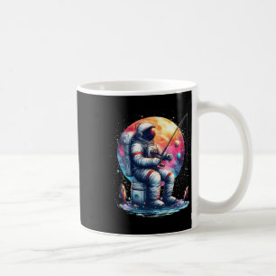 Astronautenfischen im Weltraum Jungen Mädchen Kind Kaffeetasse