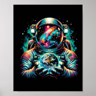 Astronautenflugzeuge Astronautenwissenschaftsraum Poster