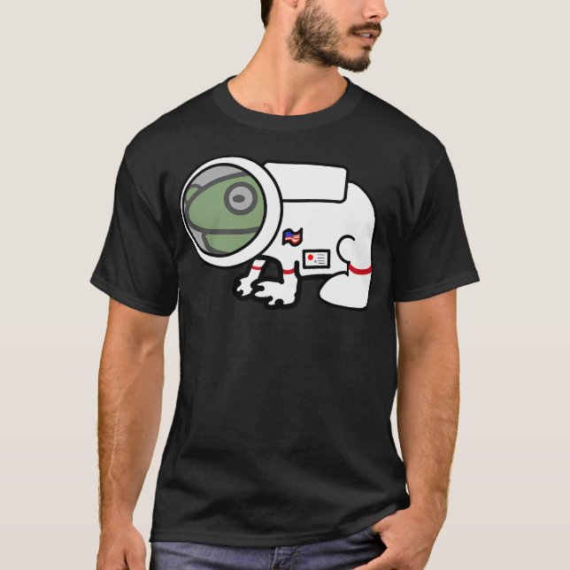 Astronautenfrosch T-Shirt (Vorderseite)