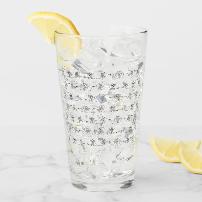 Astronautenglas Glas (Vorderseite Ice)