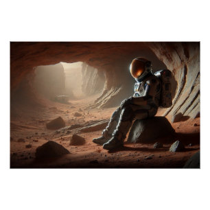 Astronautenhöhle Poster