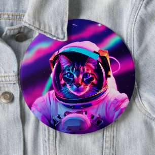 Astronautenkatze Button