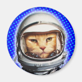Astronautenkatze Magnet
