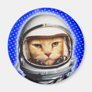 Astronautenkatze Magnet
