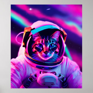 Astronautenkatze Poster