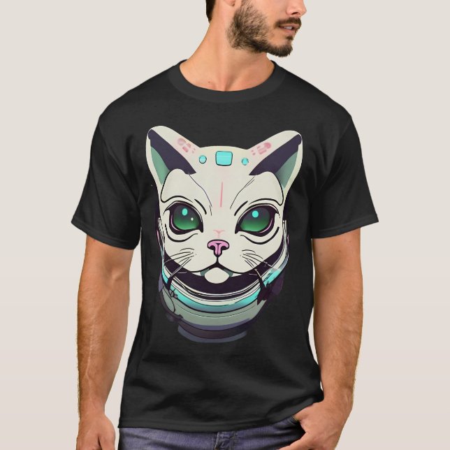 Astronautenkatze T-Shirt (Vorderseite)