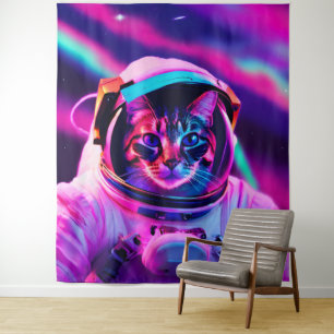 Astronautenkatze Wandteppich