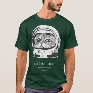 Astronautenkatze Weltraumkatze Kosmische Astro-Kat T-Shirt