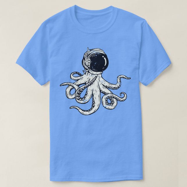 Astronautenoktopus T-Shirt (Design vorne)