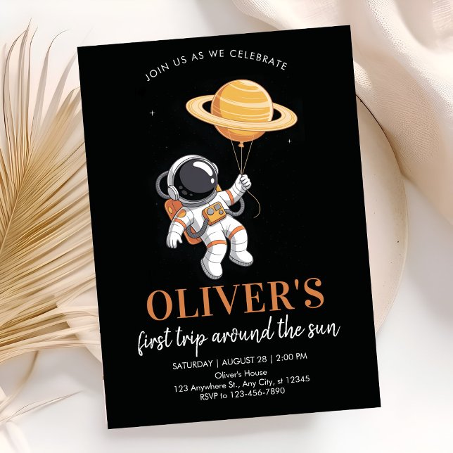Astronautenparty Einladung (Von Creator hochgeladen)