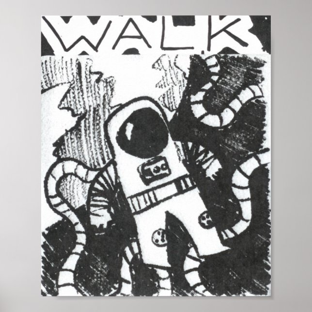 Astronautenposter Poster (Vorne)