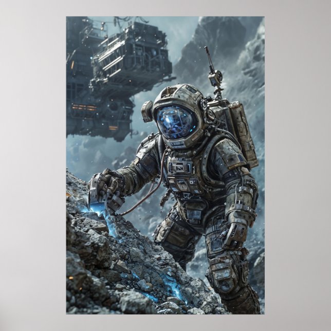 Astronautenposter Poster (Vorne)