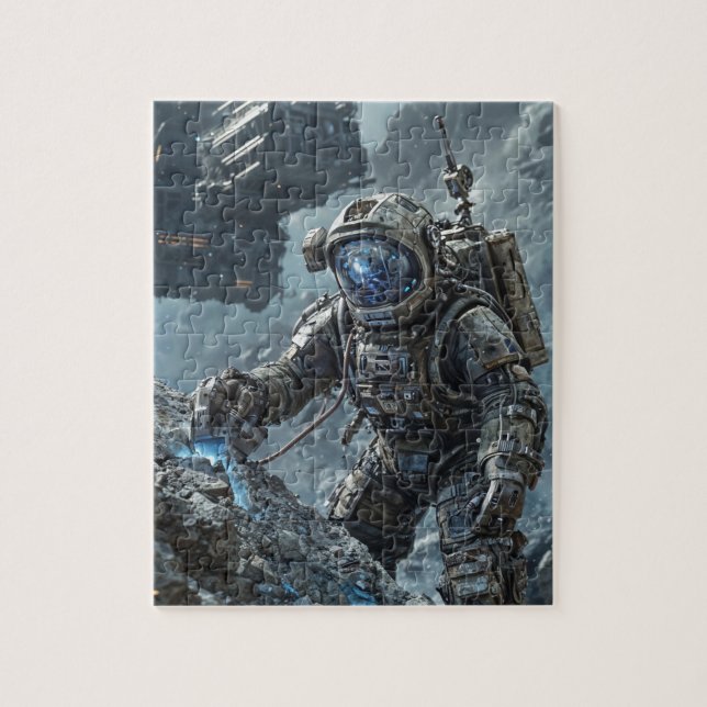 Astronautenpuzzle Puzzle (Vertikal)