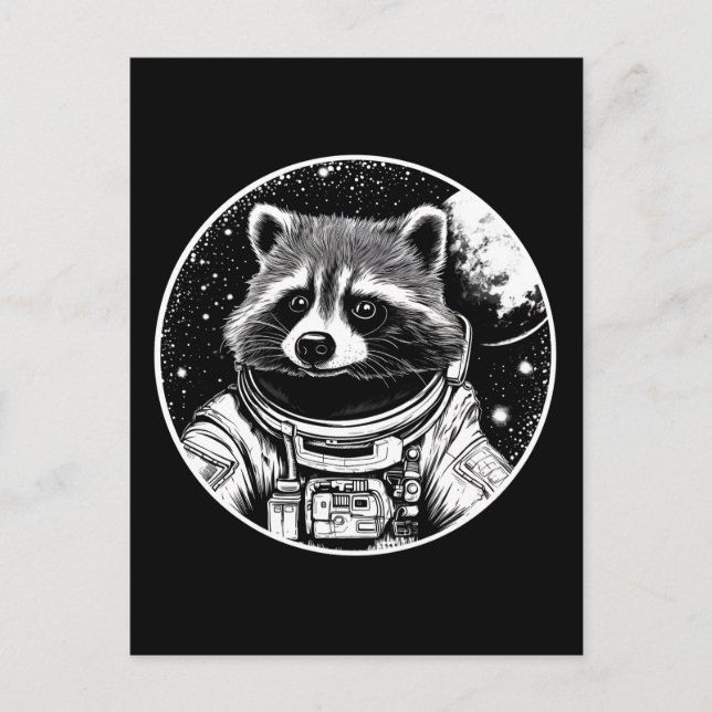 Astronautenrakkos Postkarte (Vorderseite)