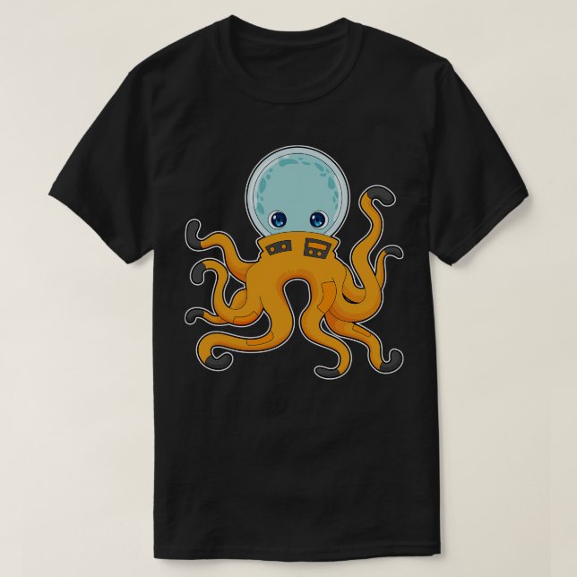 Astronautenraum Octopus T-Shirt (Design vorne)