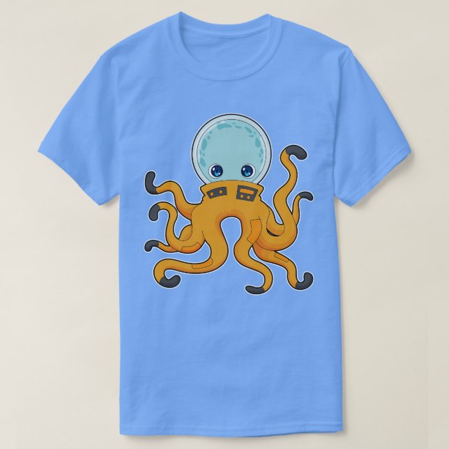 Astronautenraum Octopus T-Shirt (Design vorne)