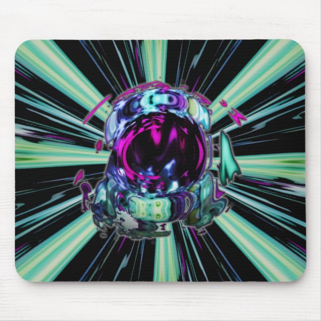 Astronautenreise v3 mousepad (Vorne)