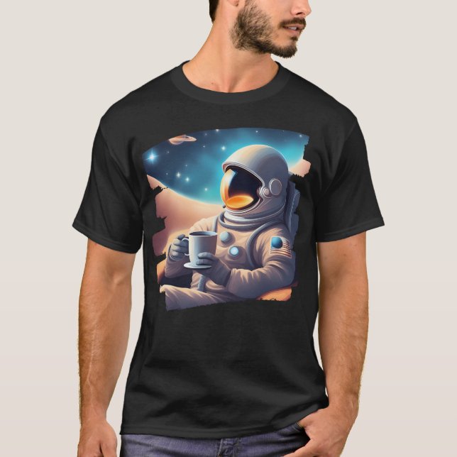 Astronautenruhen T-Shirt (Vorderseite)