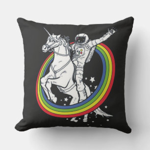 Astronautenschiff Unicorn Kissen