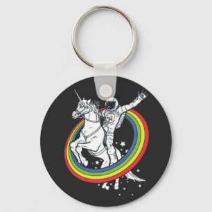 Astronautenschiff Unicorn Schlüsselanhänger