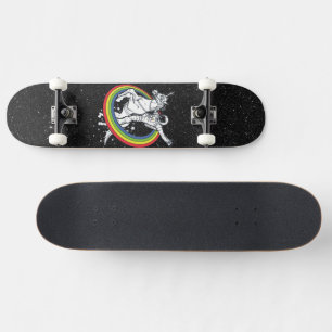 Astronautenschiff Unicorn Skateboard