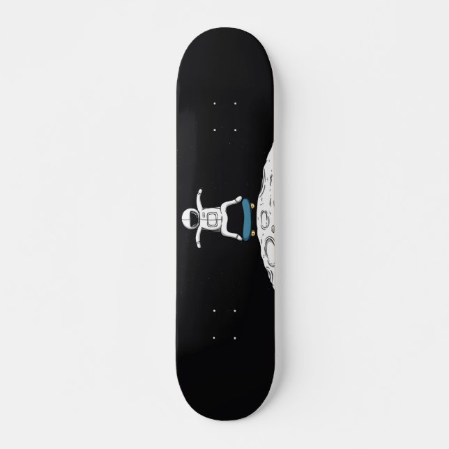 Astronautenskateboarding auf dem Mond Skateboard (Vorne)