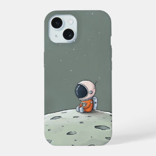 Astronautentelefon iPhone 15 Hülle