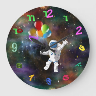 Astronautenwall-Uhr Große Wanduhr