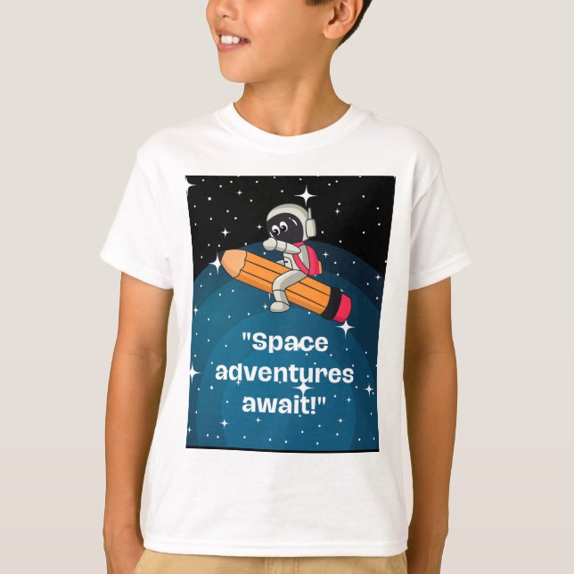 Astronautenziffern T-Shirt (Vorderseite)