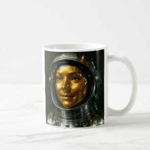 Astronautin 3d kaffeetasse